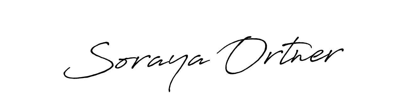 Also we have Soraya Ortner name is the best signature style. Create professional handwritten signature collection using Antro_Vectra_Bolder autograph style. Soraya Ortner signature style 7 images and pictures png