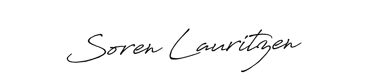 Use a signature maker to create a handwritten signature online. With this signature software, you can design (Antro_Vectra_Bolder) your own signature for name Soren Lauritzen. Soren Lauritzen signature style 7 images and pictures png