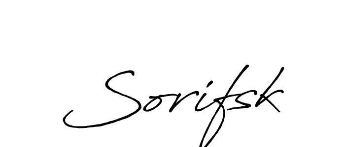 How to make Sorifsk signature? Antro_Vectra_Bolder is a professional autograph style. Create handwritten signature for Sorifsk name. Sorifsk signature style 7 images and pictures png