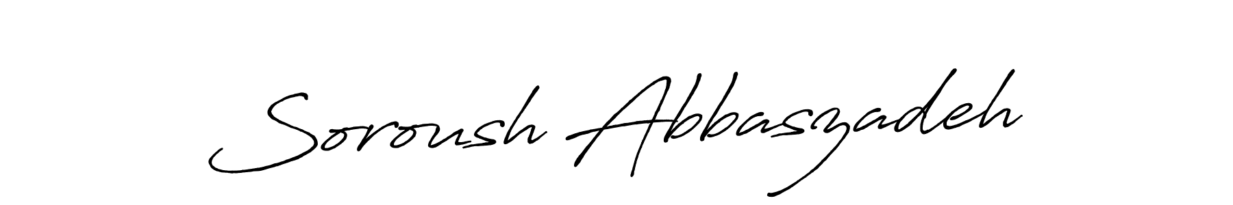 Soroush Abbaszadeh stylish signature style. Best Handwritten Sign (Antro_Vectra_Bolder) for my name. Handwritten Signature Collection Ideas for my name Soroush Abbaszadeh. Soroush Abbaszadeh signature style 7 images and pictures png