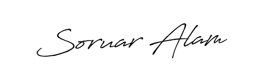 The best way (Antro_Vectra_Bolder) to make a short signature is to pick only two or three words in your name. The name Soruar Alam include a total of six letters. For converting this name. Soruar Alam signature style 7 images and pictures png