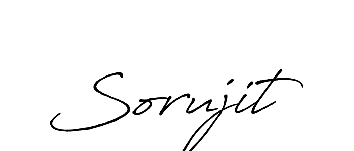 You should practise on your own different ways (Antro_Vectra_Bolder) to write your name (Sorujit) in signature. don't let someone else do it for you. Sorujit signature style 7 images and pictures png