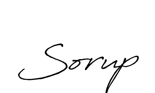 How to make Sorup signature? Antro_Vectra_Bolder is a professional autograph style. Create handwritten signature for Sorup name. Sorup signature style 7 images and pictures png