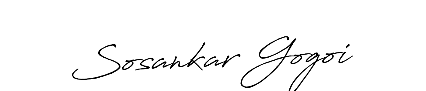 Also we have Sosankar Gogoi name is the best signature style. Create professional handwritten signature collection using Antro_Vectra_Bolder autograph style. Sosankar Gogoi signature style 7 images and pictures png