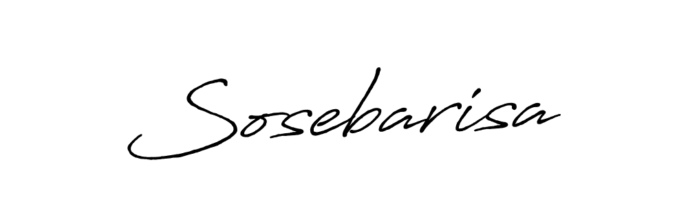 Create a beautiful signature design for name Sosebarisa. With this signature (Antro_Vectra_Bolder) fonts, you can make a handwritten signature for free. Sosebarisa signature style 7 images and pictures png