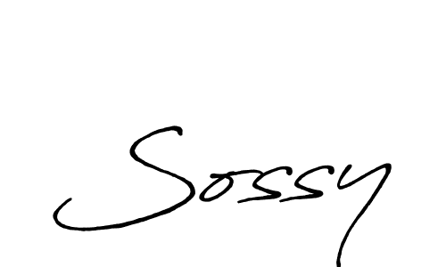 Sossy stylish signature style. Best Handwritten Sign (Antro_Vectra_Bolder) for my name. Handwritten Signature Collection Ideas for my name Sossy. Sossy signature style 7 images and pictures png