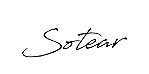 Design your own signature with our free online signature maker. With this signature software, you can create a handwritten (Antro_Vectra_Bolder) signature for name Sotear. Sotear signature style 7 images and pictures png