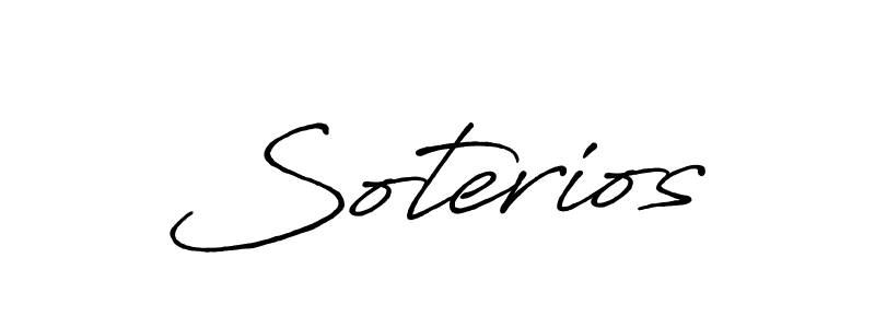 Soterios stylish signature style. Best Handwritten Sign (Antro_Vectra_Bolder) for my name. Handwritten Signature Collection Ideas for my name Soterios. Soterios signature style 7 images and pictures png