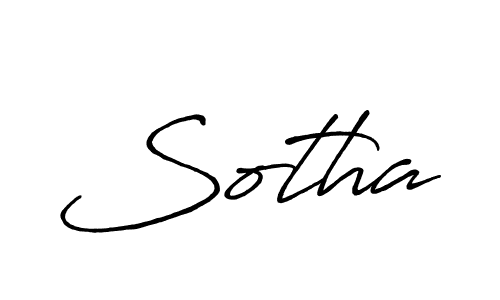 You should practise on your own different ways (Antro_Vectra_Bolder) to write your name (Sotha) in signature. don't let someone else do it for you. Sotha signature style 7 images and pictures png