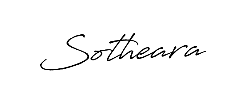 Create a beautiful signature design for name Sotheara. With this signature (Antro_Vectra_Bolder) fonts, you can make a handwritten signature for free. Sotheara signature style 7 images and pictures png