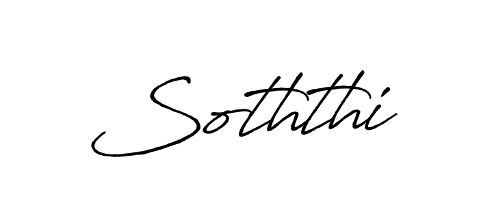 Use a signature maker to create a handwritten signature online. With this signature software, you can design (Antro_Vectra_Bolder) your own signature for name Soththi. Soththi signature style 7 images and pictures png