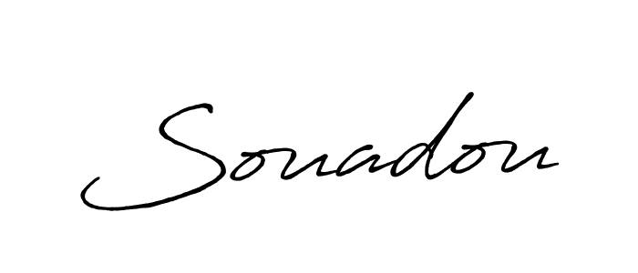The best way (Antro_Vectra_Bolder) to make a short signature is to pick only two or three words in your name. The name Souadou include a total of six letters. For converting this name. Souadou signature style 7 images and pictures png