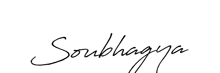 How to make Soubhagya signature? Antro_Vectra_Bolder is a professional autograph style. Create handwritten signature for Soubhagya name. Soubhagya signature style 7 images and pictures png
