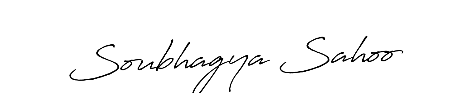 Use a signature maker to create a handwritten signature online. With this signature software, you can design (Antro_Vectra_Bolder) your own signature for name Soubhagya Sahoo. Soubhagya Sahoo signature style 7 images and pictures png
