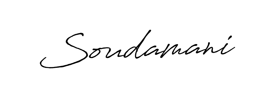Soudamani stylish signature style. Best Handwritten Sign (Antro_Vectra_Bolder) for my name. Handwritten Signature Collection Ideas for my name Soudamani. Soudamani signature style 7 images and pictures png