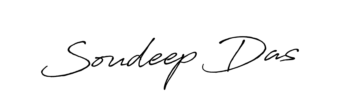 Make a beautiful signature design for name Soudeep Das. With this signature (Antro_Vectra_Bolder) style, you can create a handwritten signature for free. Soudeep Das signature style 7 images and pictures png