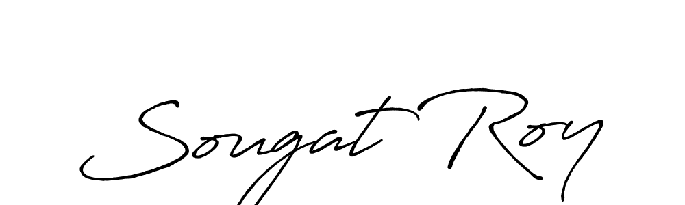 The best way (Antro_Vectra_Bolder) to make a short signature is to pick only two or three words in your name. The name Sougat Roy include a total of six letters. For converting this name. Sougat Roy signature style 7 images and pictures png