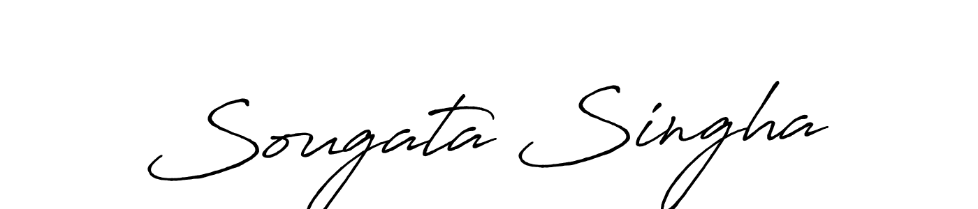 Also we have Sougata Singha name is the best signature style. Create professional handwritten signature collection using Antro_Vectra_Bolder autograph style. Sougata Singha signature style 7 images and pictures png