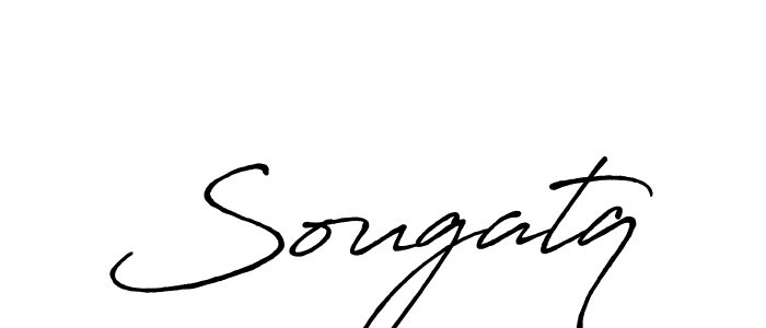 Use a signature maker to create a handwritten signature online. With this signature software, you can design (Antro_Vectra_Bolder) your own signature for name Sougatq. Sougatq signature style 7 images and pictures png