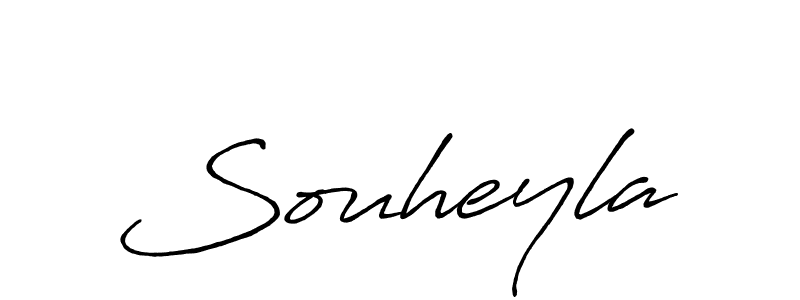 How to make Souheyla name signature. Use Antro_Vectra_Bolder style for creating short signs online. This is the latest handwritten sign. Souheyla signature style 7 images and pictures png