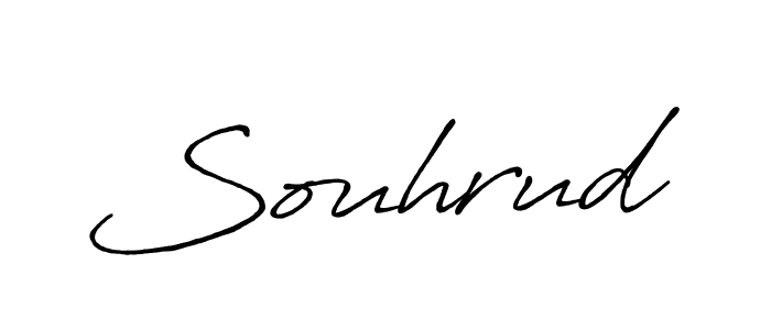 How to make Souhrud signature? Antro_Vectra_Bolder is a professional autograph style. Create handwritten signature for Souhrud name. Souhrud signature style 7 images and pictures png