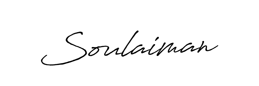 Design your own signature with our free online signature maker. With this signature software, you can create a handwritten (Antro_Vectra_Bolder) signature for name Soulaiman. Soulaiman signature style 7 images and pictures png