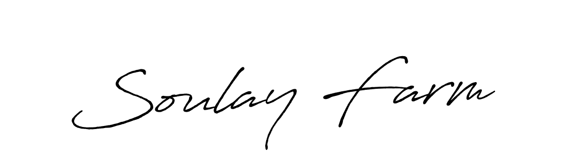 How to make Soulay Farm signature? Antro_Vectra_Bolder is a professional autograph style. Create handwritten signature for Soulay Farm name. Soulay Farm signature style 7 images and pictures png