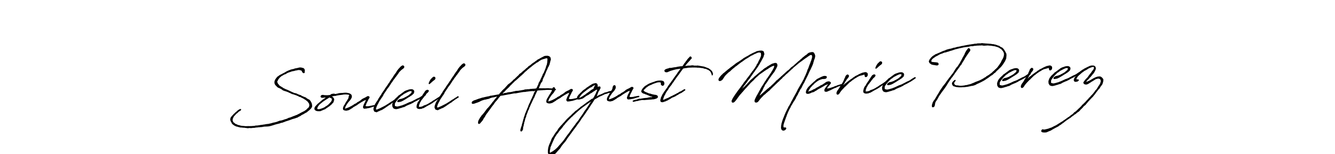 Use a signature maker to create a handwritten signature online. With this signature software, you can design (Antro_Vectra_Bolder) your own signature for name Souleil August Marie Perez. Souleil August Marie Perez signature style 7 images and pictures png