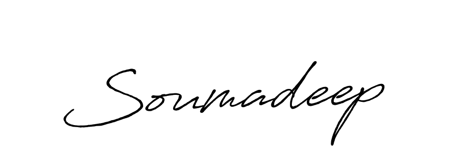 Also we have Soumadeep name is the best signature style. Create professional handwritten signature collection using Antro_Vectra_Bolder autograph style. Soumadeep signature style 7 images and pictures png