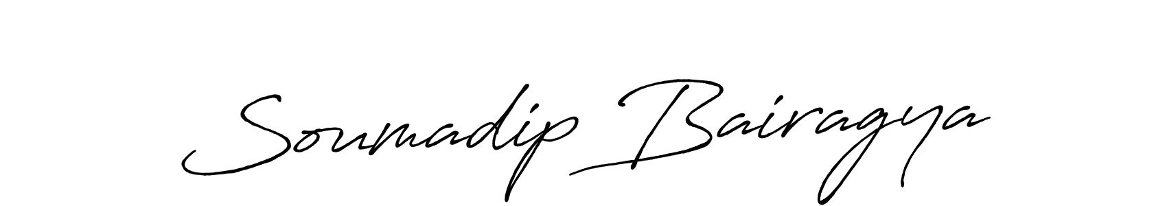 Also we have Soumadip Bairagya name is the best signature style. Create professional handwritten signature collection using Antro_Vectra_Bolder autograph style. Soumadip Bairagya signature style 7 images and pictures png