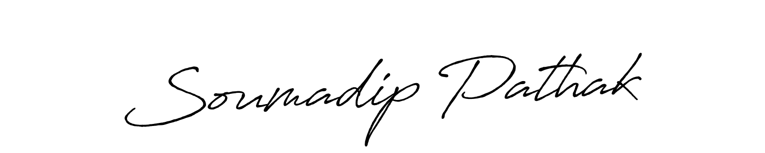 Soumadip Pathak stylish signature style. Best Handwritten Sign (Antro_Vectra_Bolder) for my name. Handwritten Signature Collection Ideas for my name Soumadip Pathak. Soumadip Pathak signature style 7 images and pictures png
