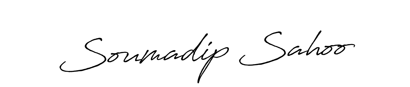 Create a beautiful signature design for name Soumadip Sahoo. With this signature (Antro_Vectra_Bolder) fonts, you can make a handwritten signature for free. Soumadip Sahoo signature style 7 images and pictures png