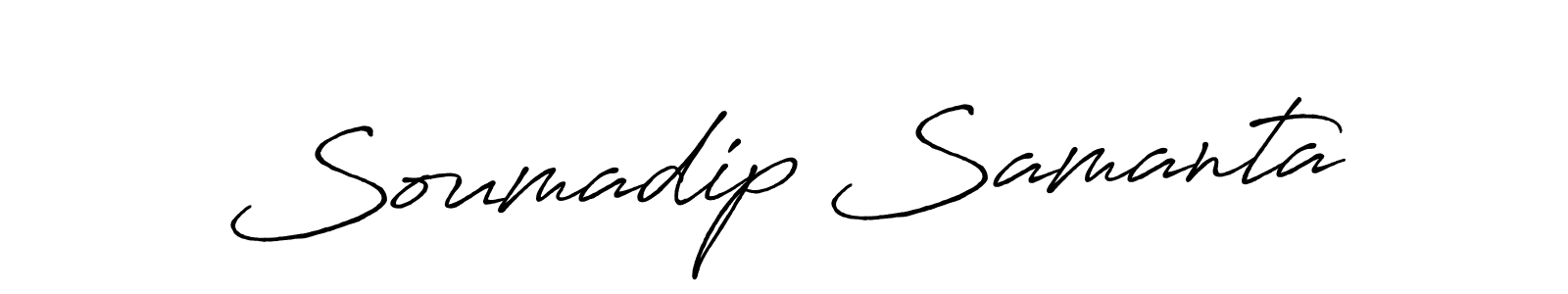 Create a beautiful signature design for name Soumadip Samanta. With this signature (Antro_Vectra_Bolder) fonts, you can make a handwritten signature for free. Soumadip Samanta signature style 7 images and pictures png