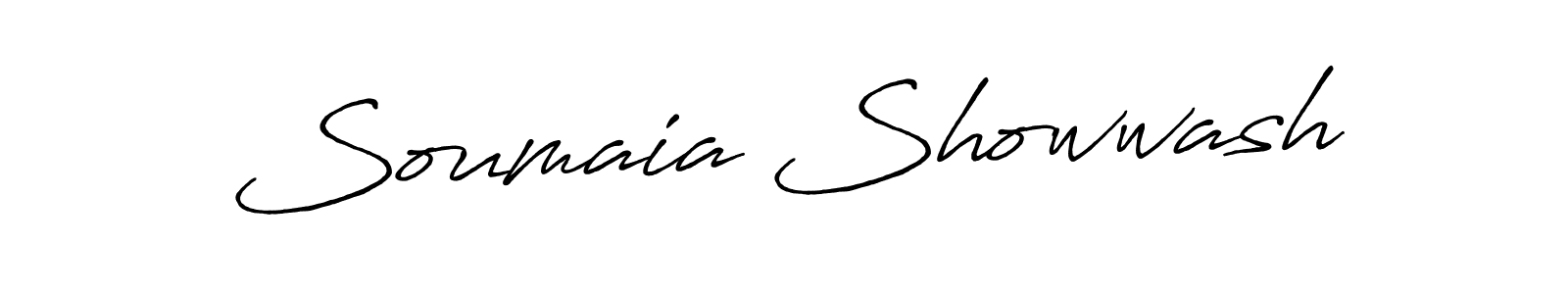 It looks lik you need a new signature style for name Soumaia Showwash. Design unique handwritten (Antro_Vectra_Bolder) signature with our free signature maker in just a few clicks. Soumaia Showwash signature style 7 images and pictures png