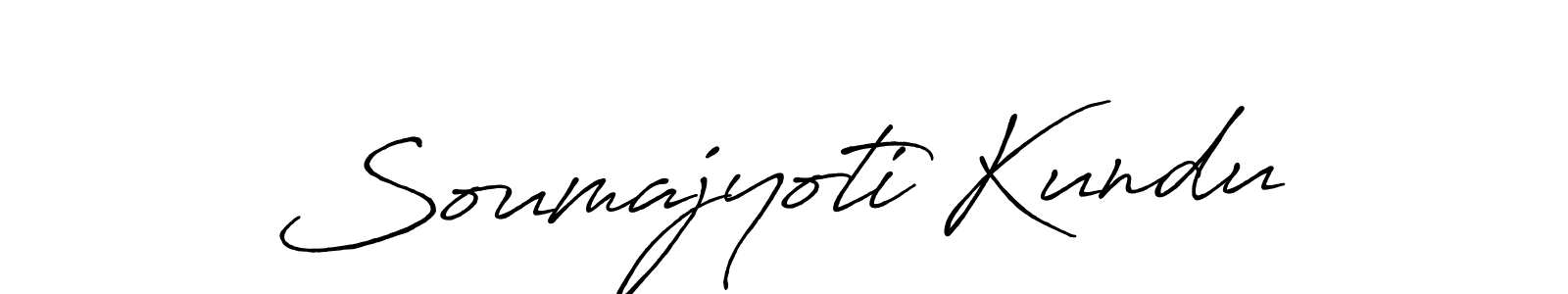 Also we have Soumajyoti Kundu name is the best signature style. Create professional handwritten signature collection using Antro_Vectra_Bolder autograph style. Soumajyoti Kundu signature style 7 images and pictures png