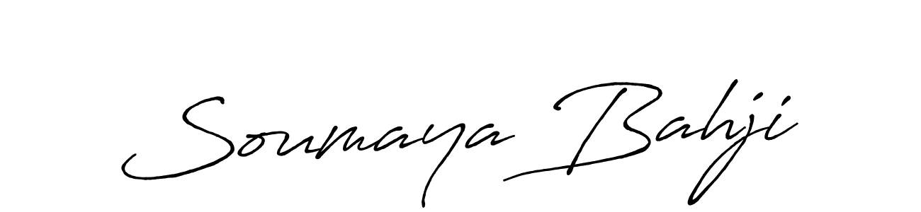 if you are searching for the best signature style for your name Soumaya Bahji. so please give up your signature search. here we have designed multiple signature styles  using Antro_Vectra_Bolder. Soumaya Bahji signature style 7 images and pictures png