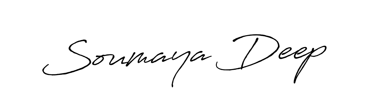 Also we have Soumaya Deep name is the best signature style. Create professional handwritten signature collection using Antro_Vectra_Bolder autograph style. Soumaya Deep signature style 7 images and pictures png
