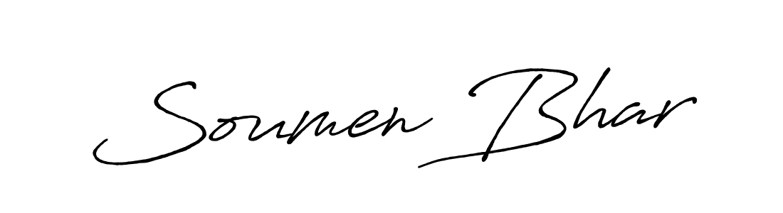 You can use this online signature creator to create a handwritten signature for the name Soumen Bhar. This is the best online autograph maker. Soumen Bhar signature style 7 images and pictures png