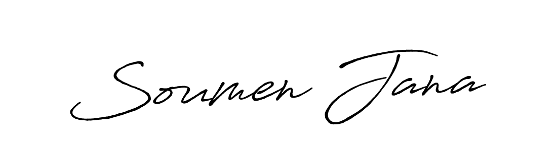 Design your own signature with our free online signature maker. With this signature software, you can create a handwritten (Antro_Vectra_Bolder) signature for name Soumen Jana. Soumen Jana signature style 7 images and pictures png