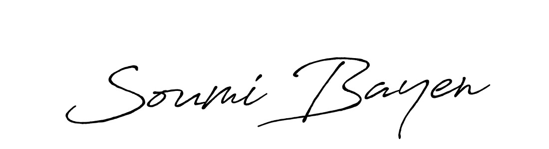 How to Draw Soumi Bayen signature style? Antro_Vectra_Bolder is a latest design signature styles for name Soumi Bayen. Soumi Bayen signature style 7 images and pictures png