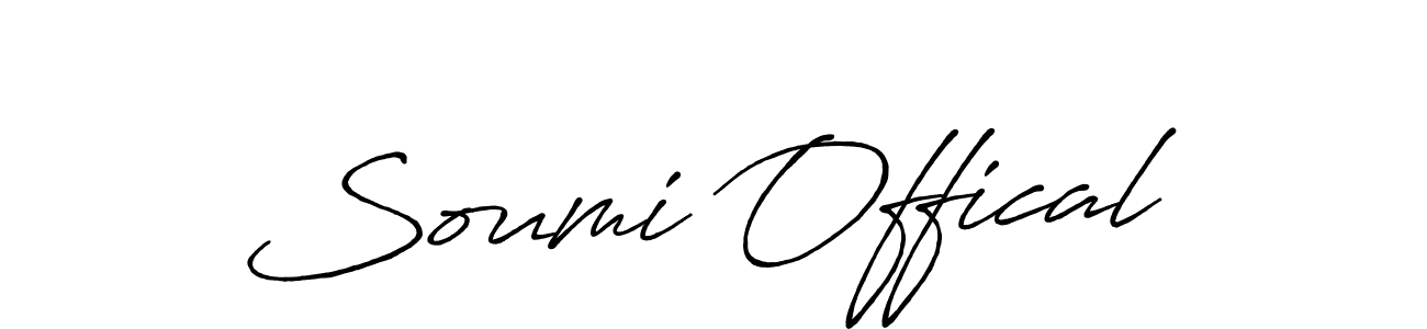 It looks lik you need a new signature style for name Soumi Offical. Design unique handwritten (Antro_Vectra_Bolder) signature with our free signature maker in just a few clicks. Soumi Offical signature style 7 images and pictures png