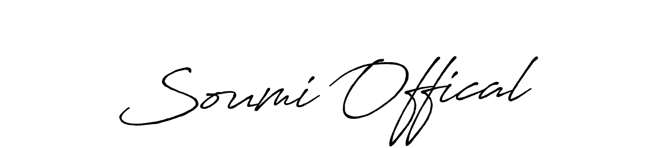 Once you've used our free online signature maker to create your best signature Antro_Vectra_Bolder style, it's time to enjoy all of the benefits that Soumi Offical name signing documents. Soumi Offical signature style 7 images and pictures png