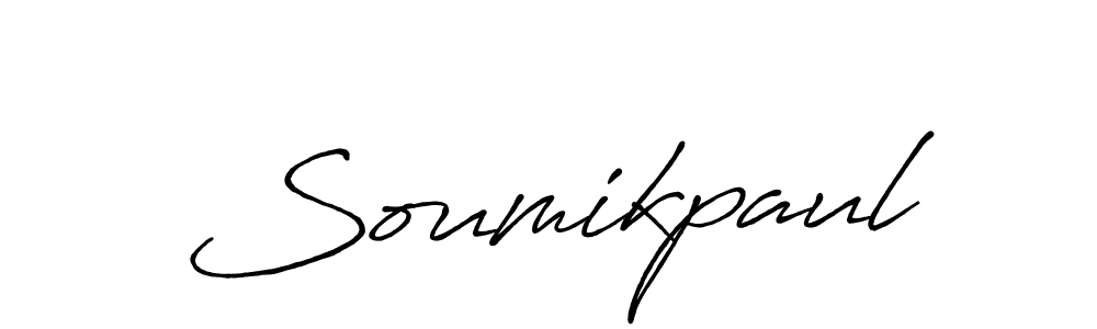 How to make Soumikpaul name signature. Use Antro_Vectra_Bolder style for creating short signs online. This is the latest handwritten sign. Soumikpaul signature style 7 images and pictures png
