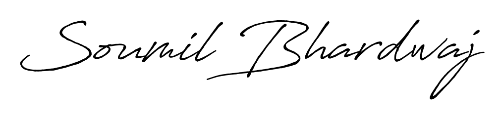 Soumil Bhardwaj stylish signature style. Best Handwritten Sign (Antro_Vectra_Bolder) for my name. Handwritten Signature Collection Ideas for my name Soumil Bhardwaj. Soumil Bhardwaj signature style 7 images and pictures png