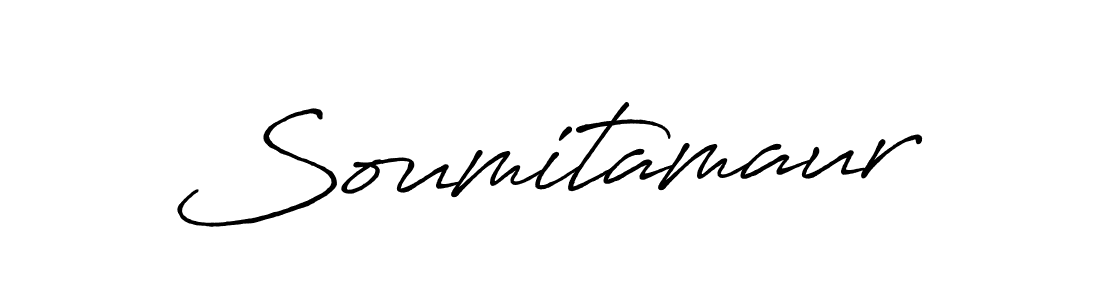 Soumitamaur stylish signature style. Best Handwritten Sign (Antro_Vectra_Bolder) for my name. Handwritten Signature Collection Ideas for my name Soumitamaur. Soumitamaur signature style 7 images and pictures png