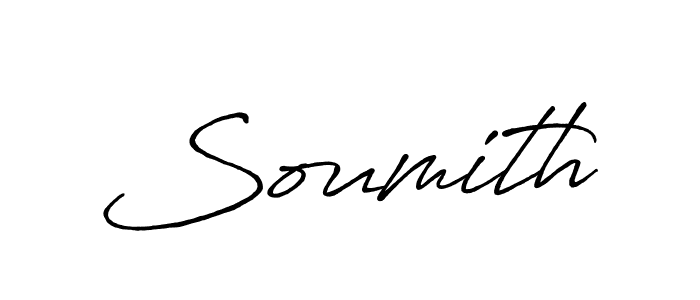 Also we have Soumith name is the best signature style. Create professional handwritten signature collection using Antro_Vectra_Bolder autograph style. Soumith signature style 7 images and pictures png