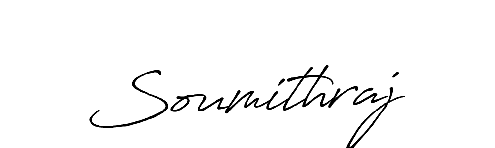 Soumithraj stylish signature style. Best Handwritten Sign (Antro_Vectra_Bolder) for my name. Handwritten Signature Collection Ideas for my name Soumithraj. Soumithraj signature style 7 images and pictures png
