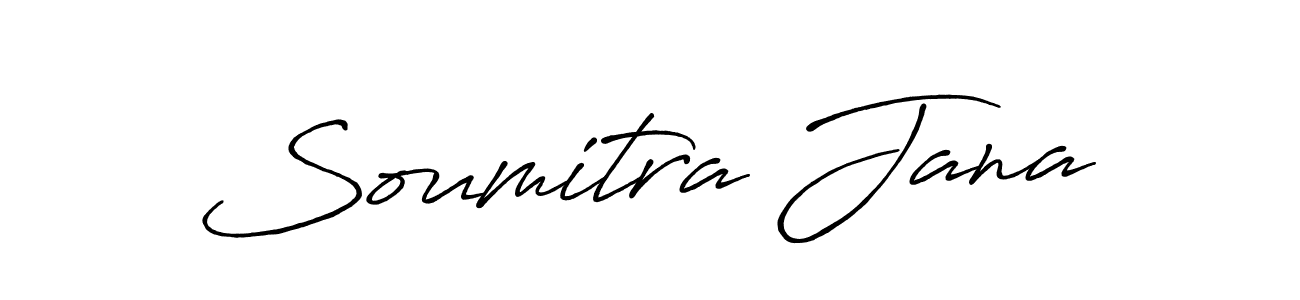 Make a beautiful signature design for name Soumitra Jana. With this signature (Antro_Vectra_Bolder) style, you can create a handwritten signature for free. Soumitra Jana signature style 7 images and pictures png