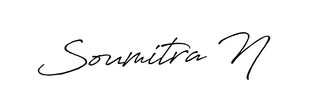 Also You can easily find your signature by using the search form. We will create Soumitra N name handwritten signature images for you free of cost using Antro_Vectra_Bolder sign style. Soumitra N signature style 7 images and pictures png