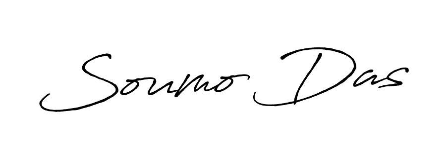 Make a beautiful signature design for name Soumo Das. With this signature (Antro_Vectra_Bolder) style, you can create a handwritten signature for free. Soumo Das signature style 7 images and pictures png